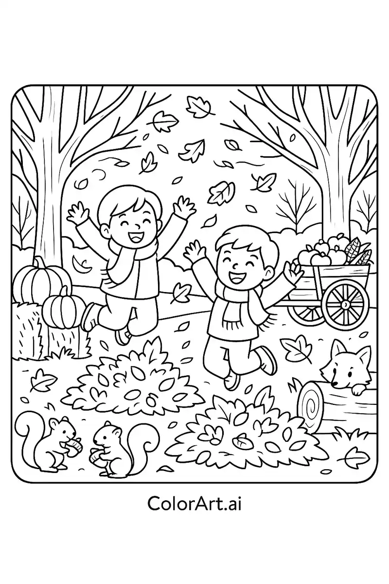 one-spring-coloring-page