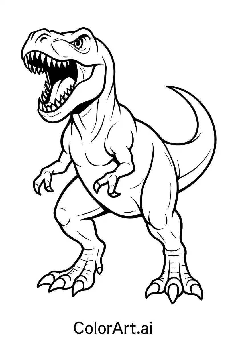 a-aggressive-t-rex-dinosaur-coloring-page