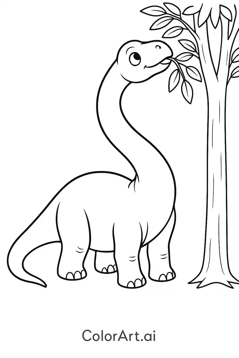 a-cute-and-gentle-brachiosaurus-dinosaur-coloring-page