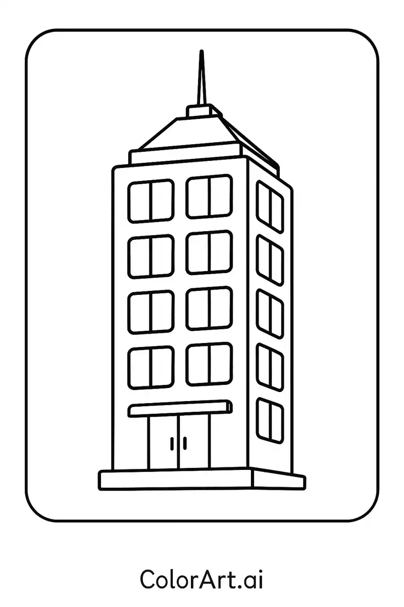 a-skyscraper-silhouettes-coloring-page